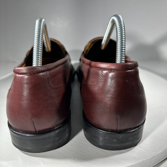 Cole Haan City Mens Size 9 M Leather Dress Shoes Loafers Pinch Penny Brown Work - Picture 4 of 10
